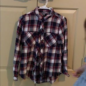 Junior Red & Blue Flannel - M